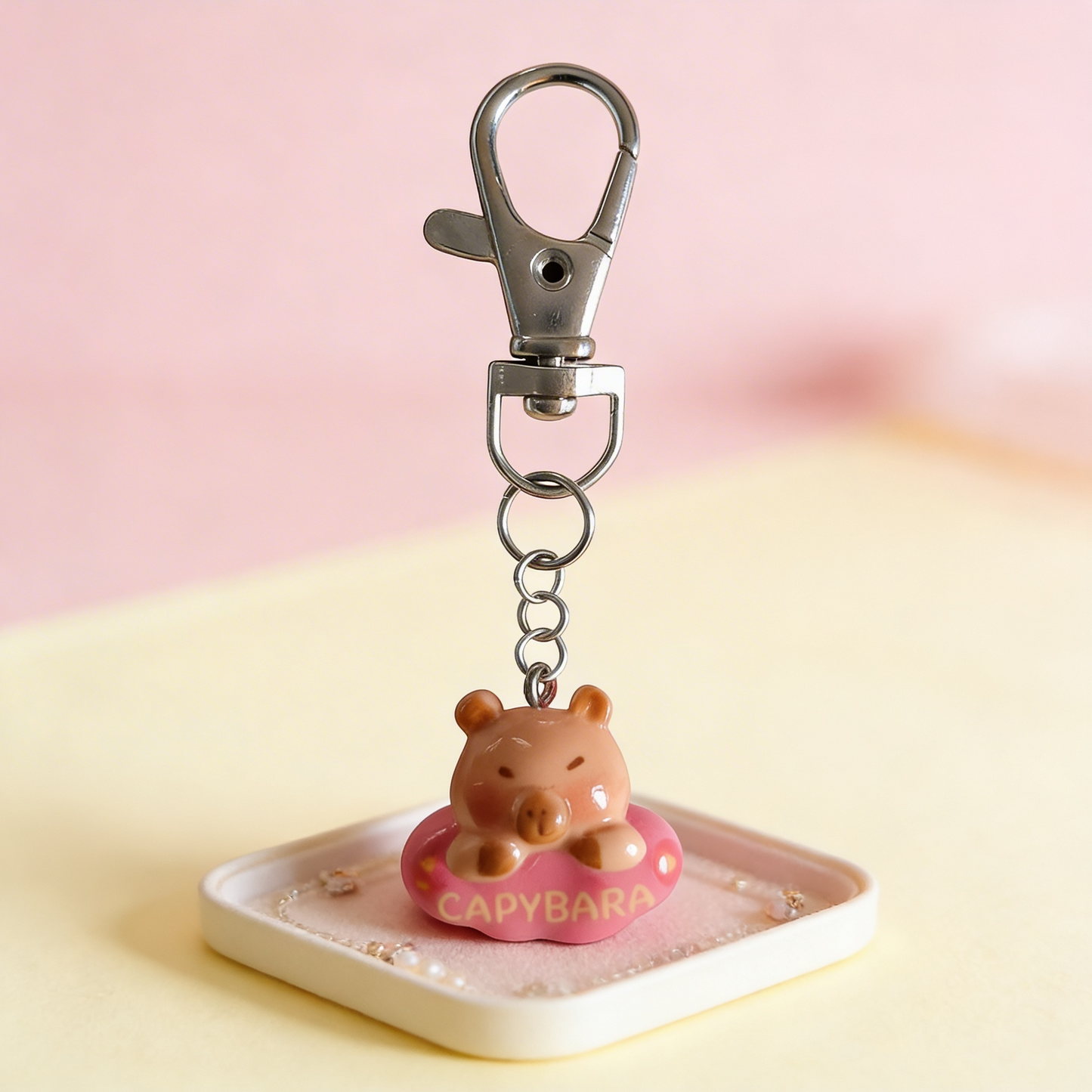 Cute capybara sleutelhanger