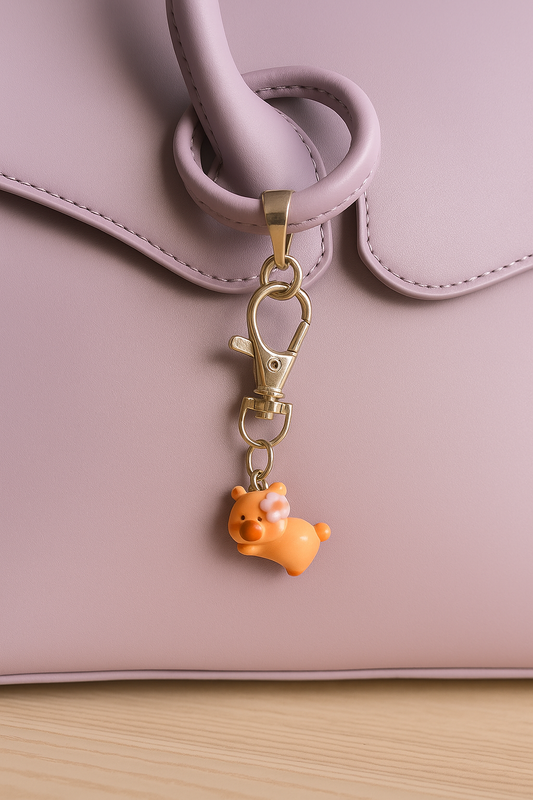 Cute capybara key ring